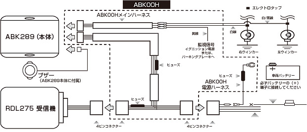 当社製リモコンドアロック（RDL275）への接続方法 | アンサーバック