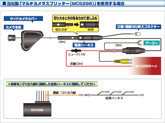 取り付け例 車種別サイドカメラキット シングルタイプ データシステム R Spec Datasystem